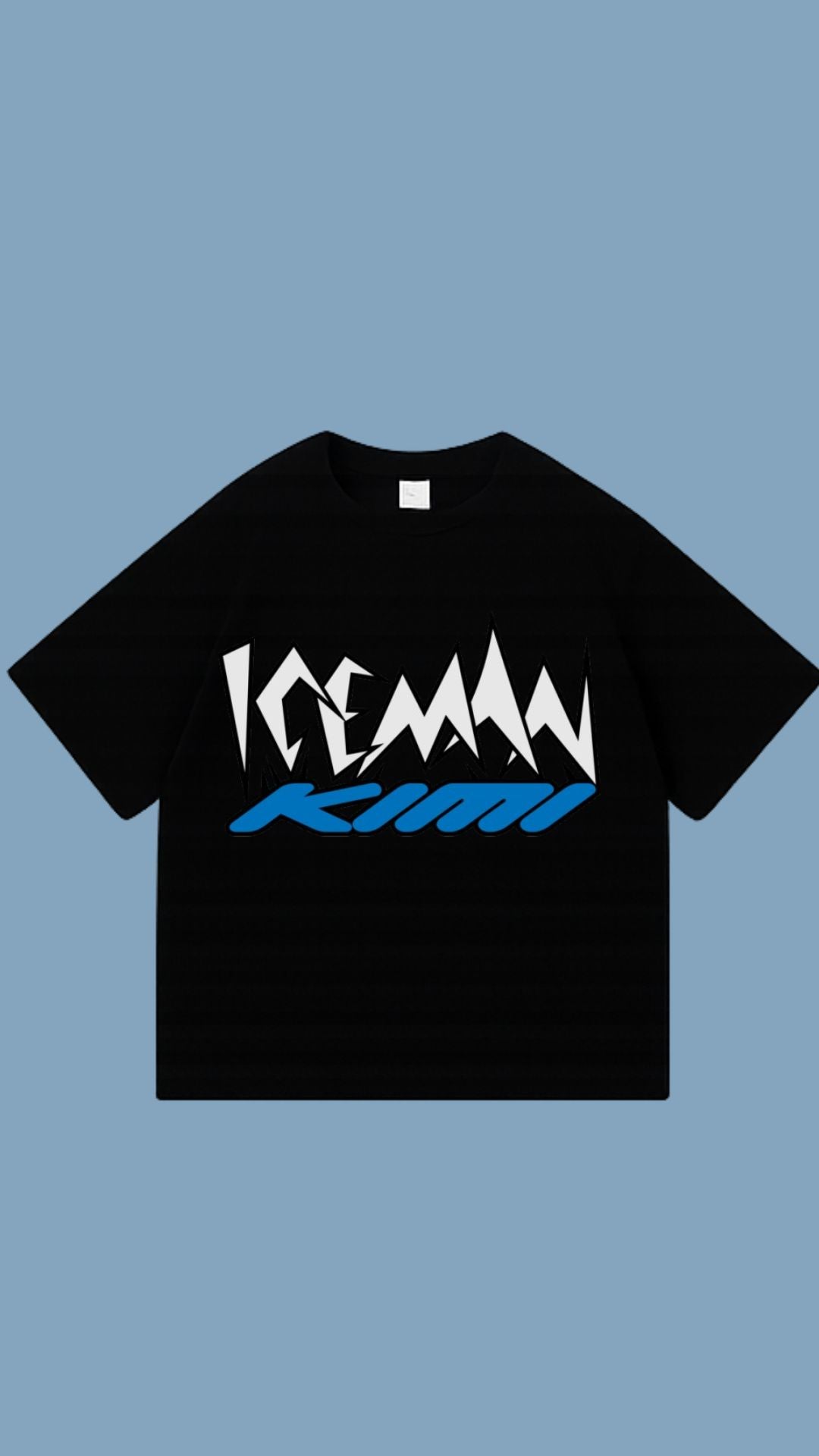 ICEMAN KIMI oversized shirt - Black