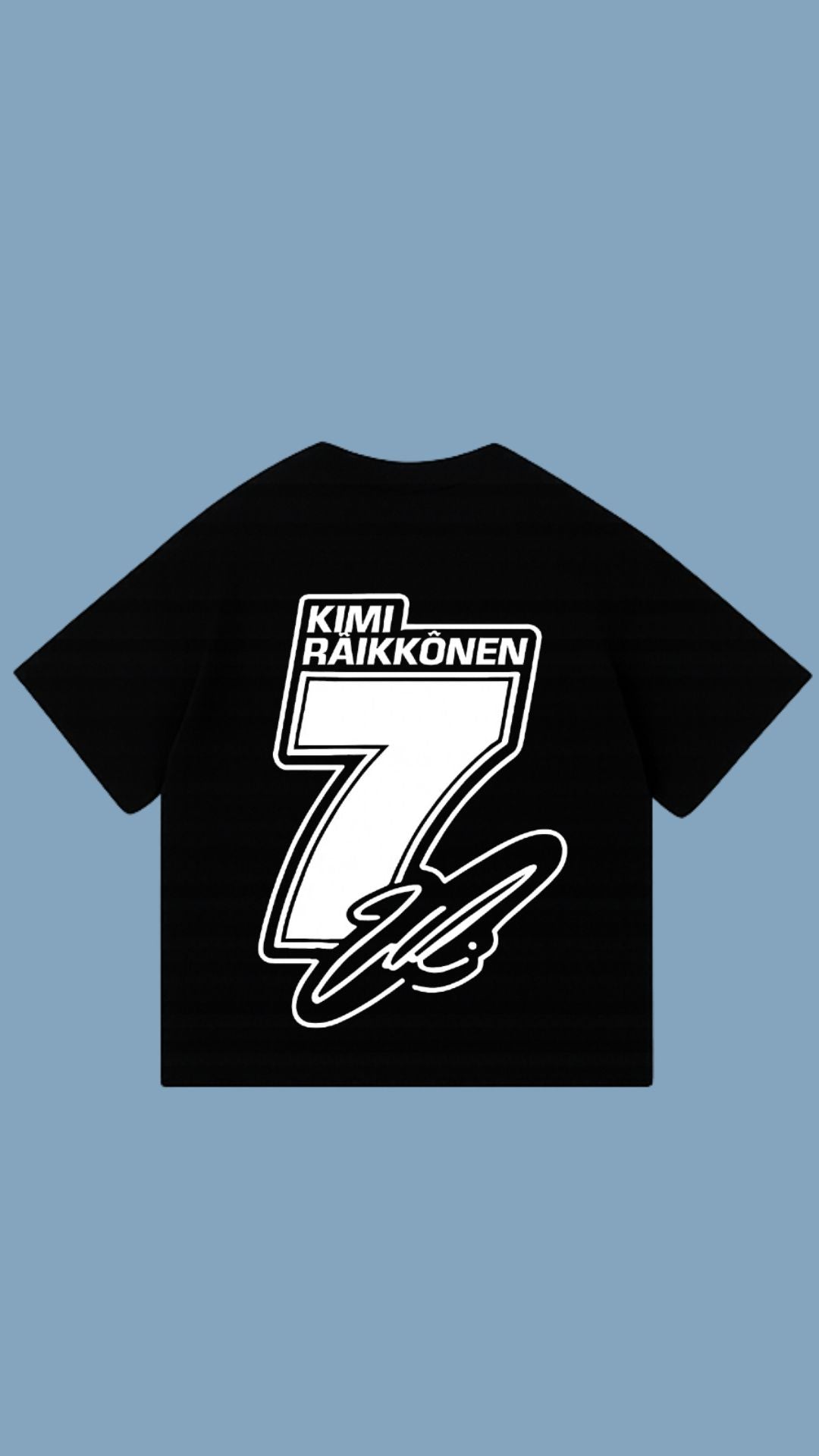 ICEMAN KIMI oversized shirt - Black