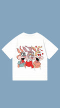 $$$4U oversized shirt - White
