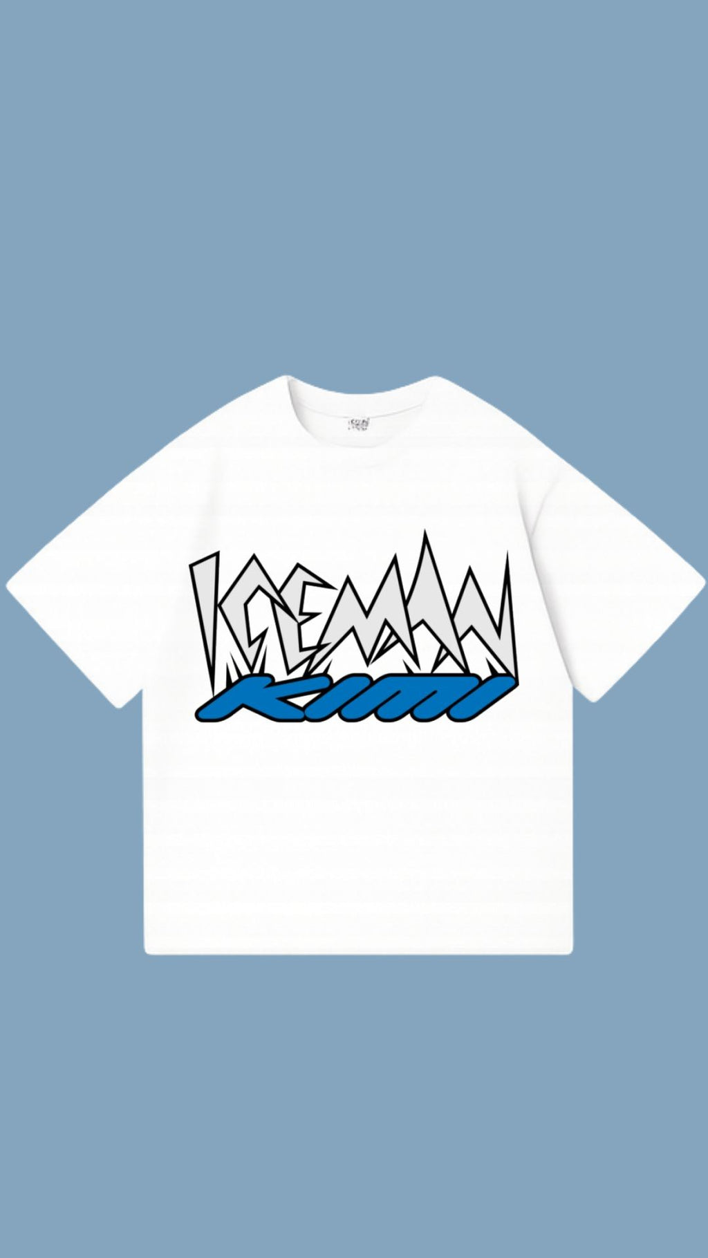 ICEMAN KIMI oversized shirt - White