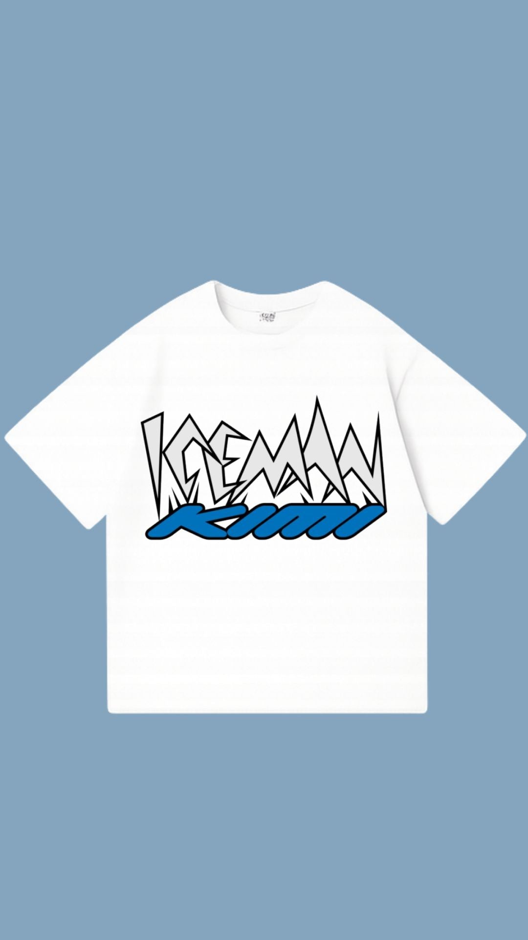 ICEMAN KIMI oversized shirt - White