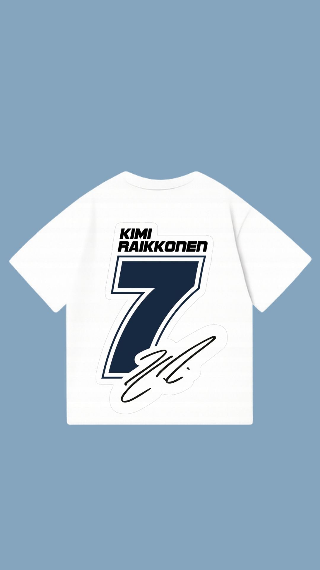 ICEMAN KIMI oversized shirt - White