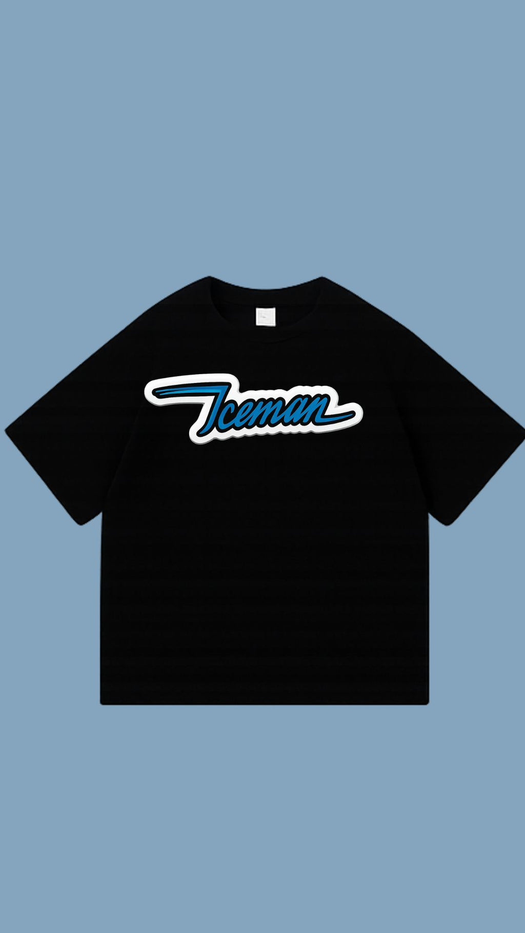 ICEMAN 2 oversized shirt - Black