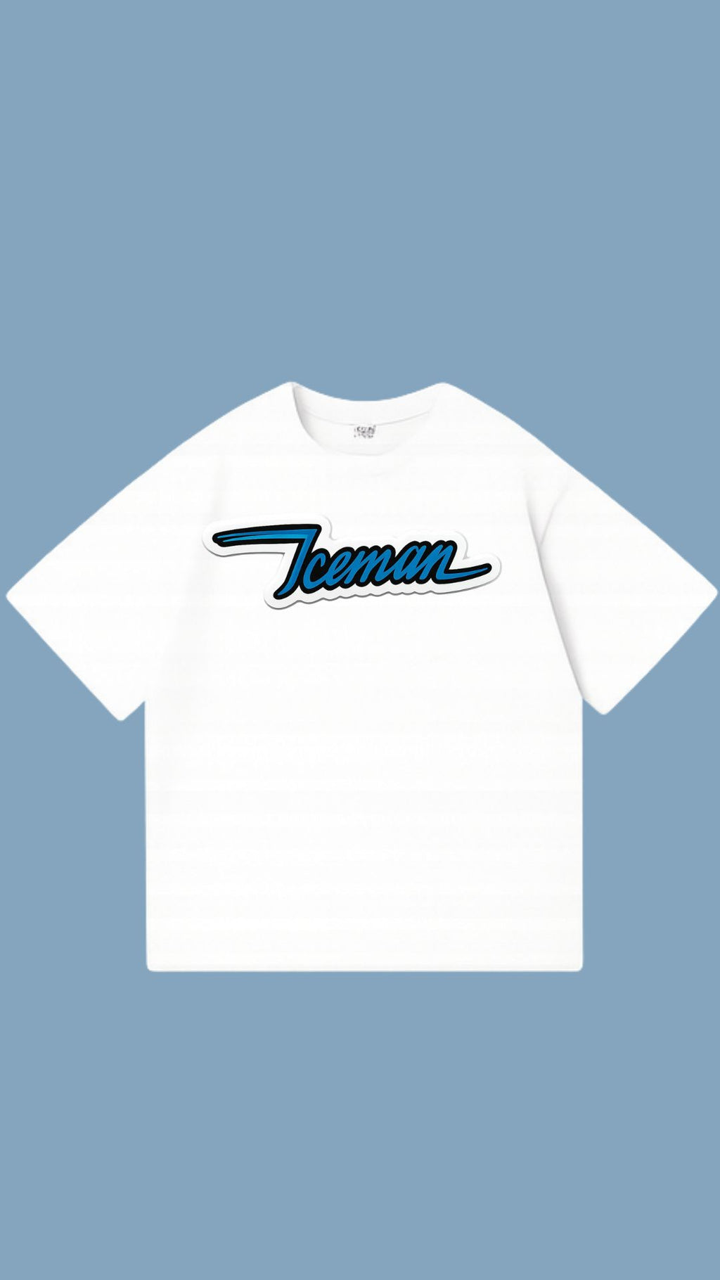 ICEMAN 2 oversized shirt - White