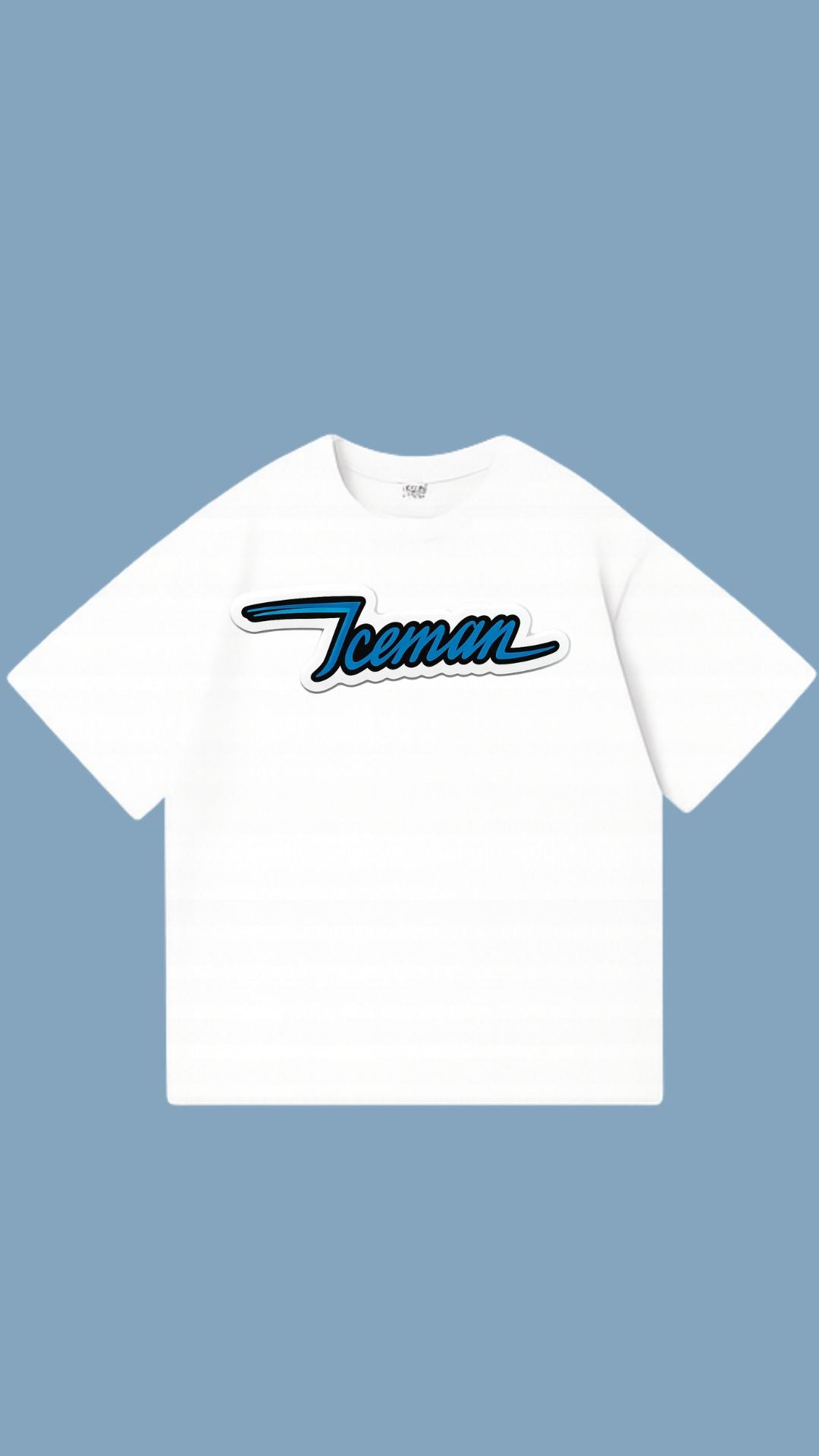 ICEMAN 2 oversized shirt - White