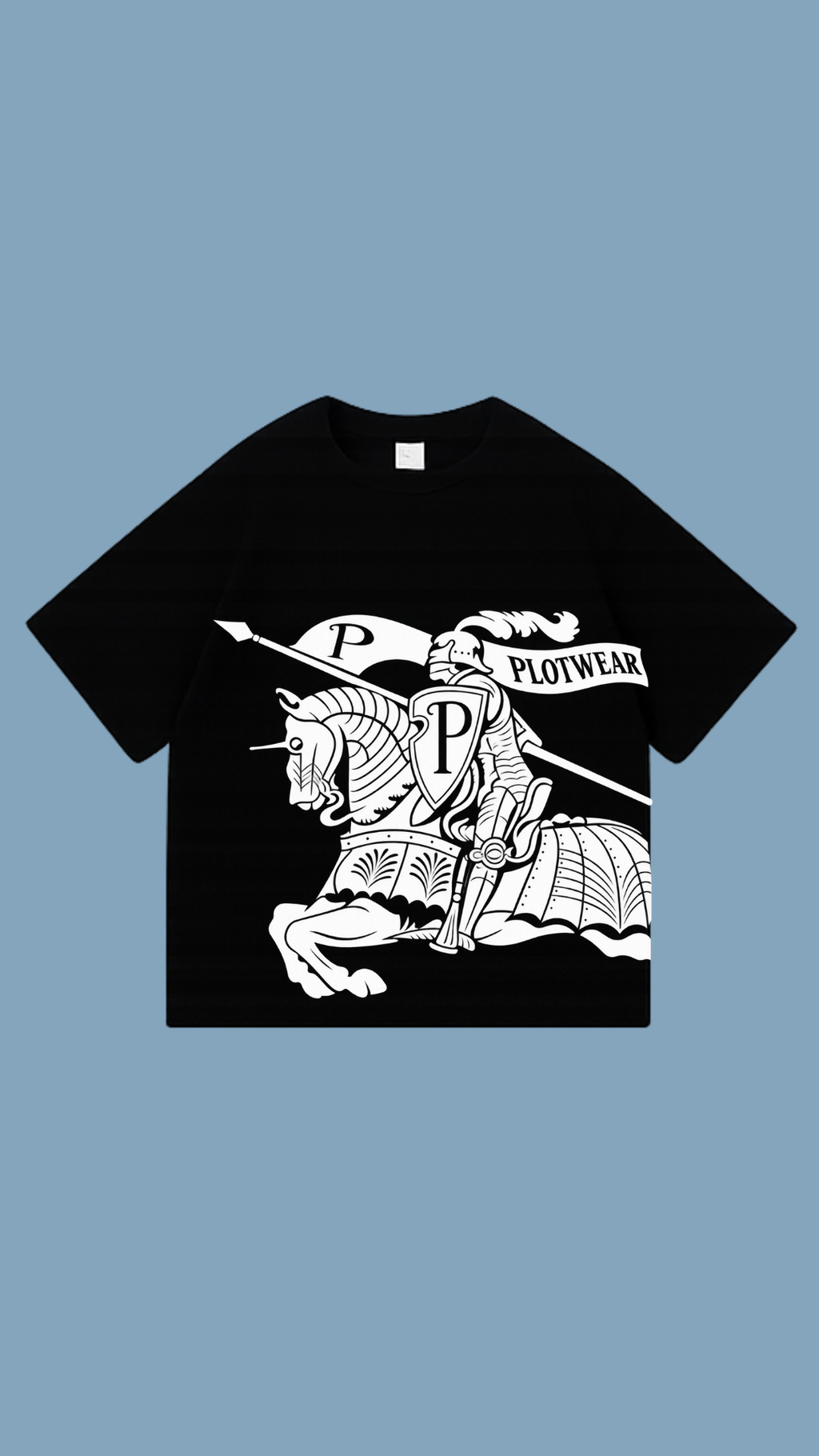 P KNIGHT shirt - Black
