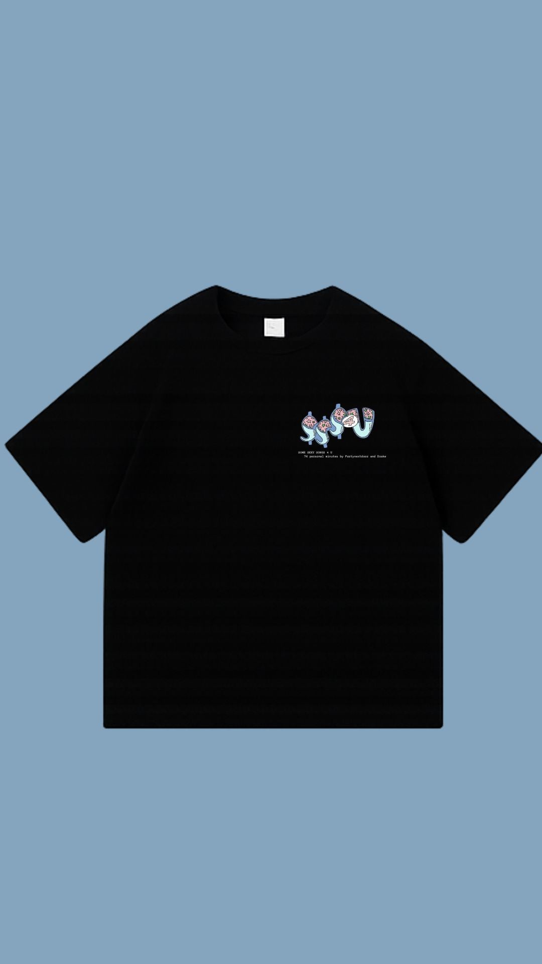 $$$4U oversized shirt - Black