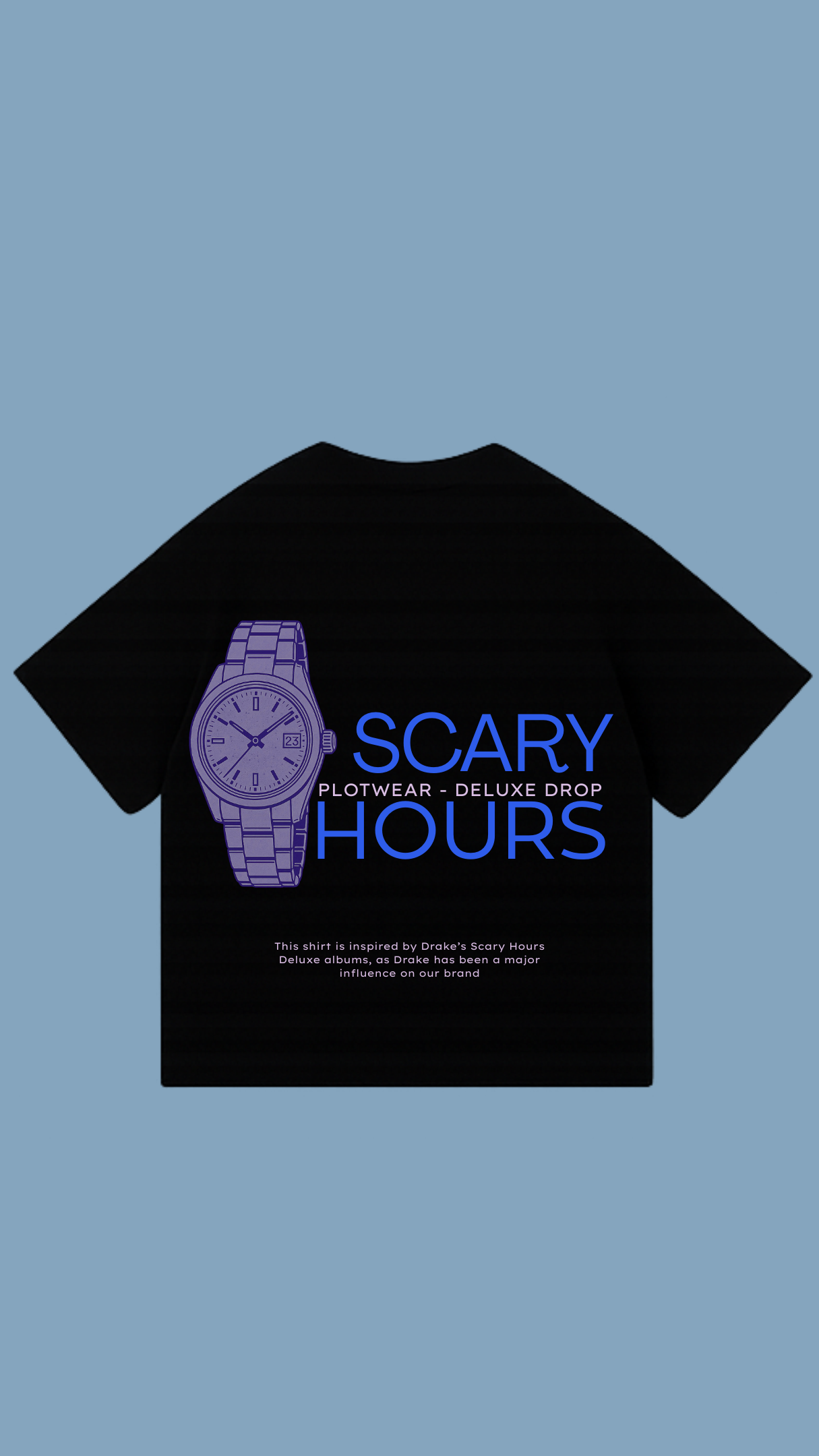 SCARY HOURS oversized shirt