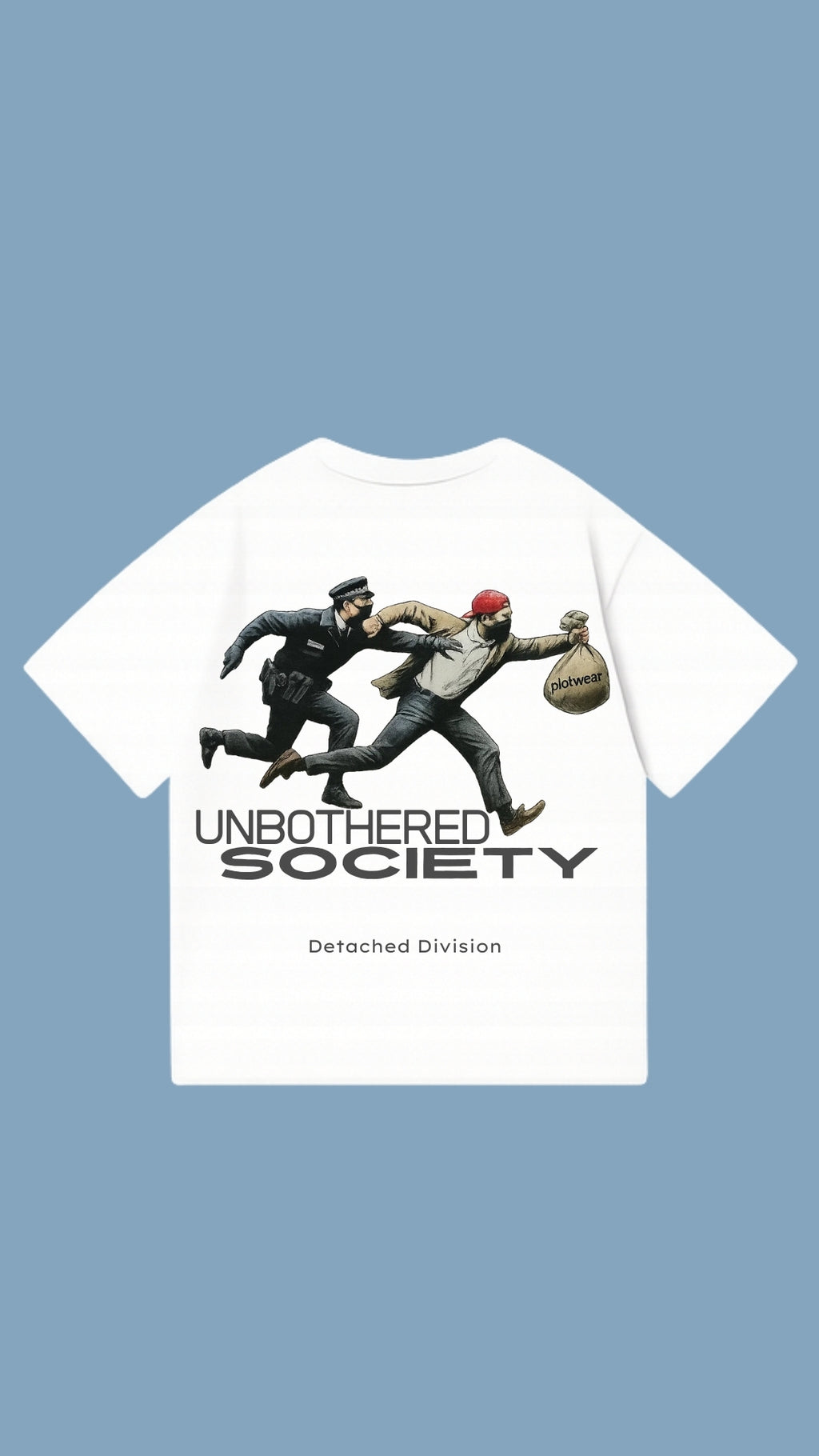 UNBOTHERED SOCIETY oversized shirt