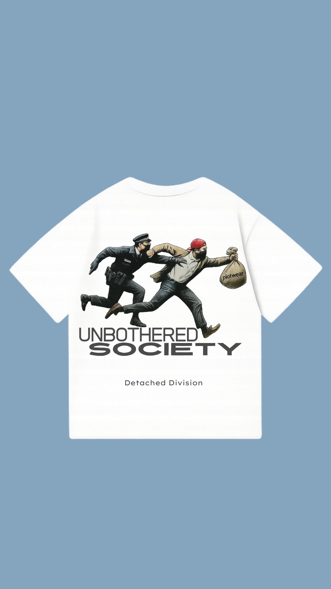 UNBOTHERED SOCIETY oversized shirt