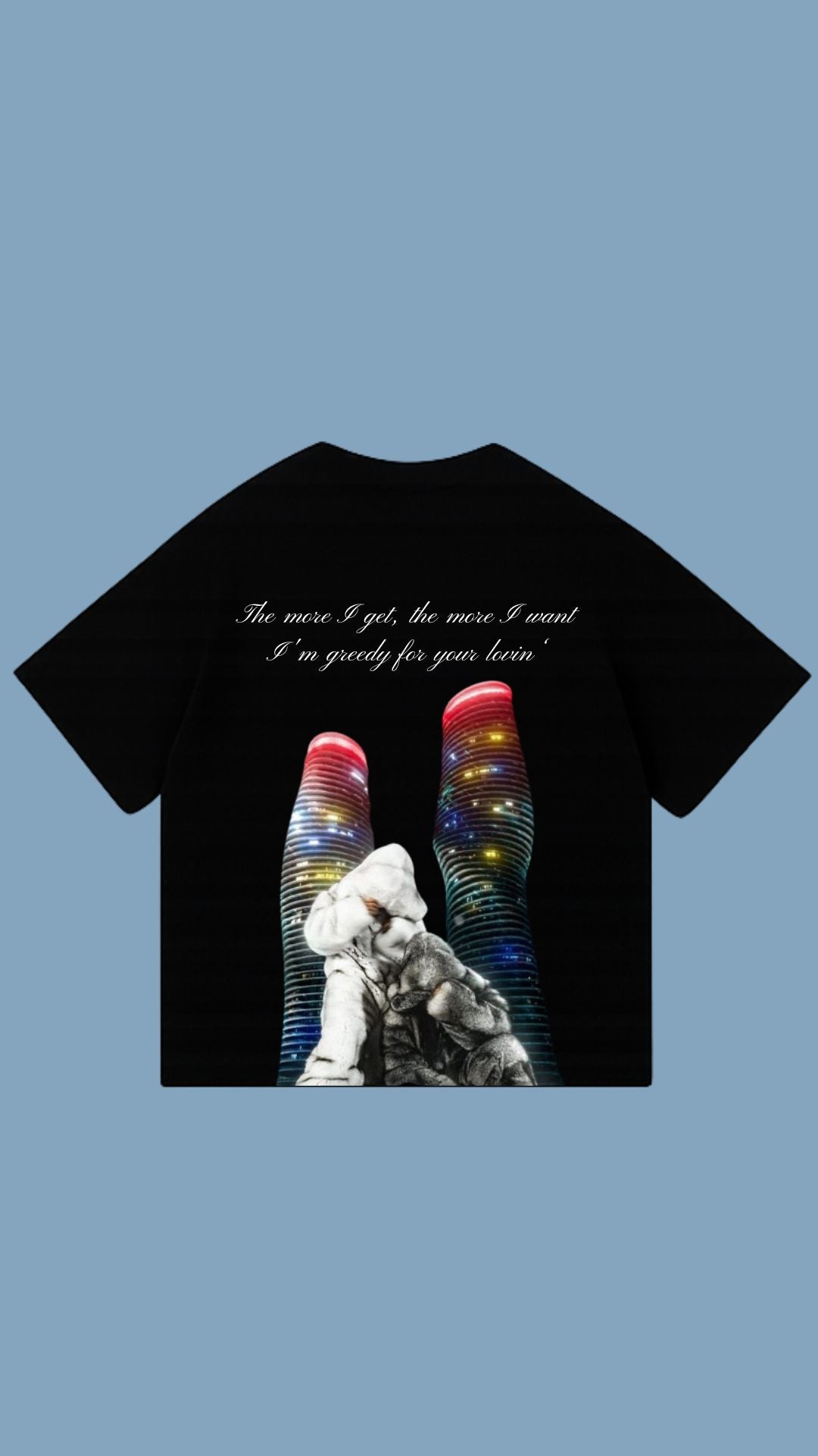 $$$4U oversized shirt - Black