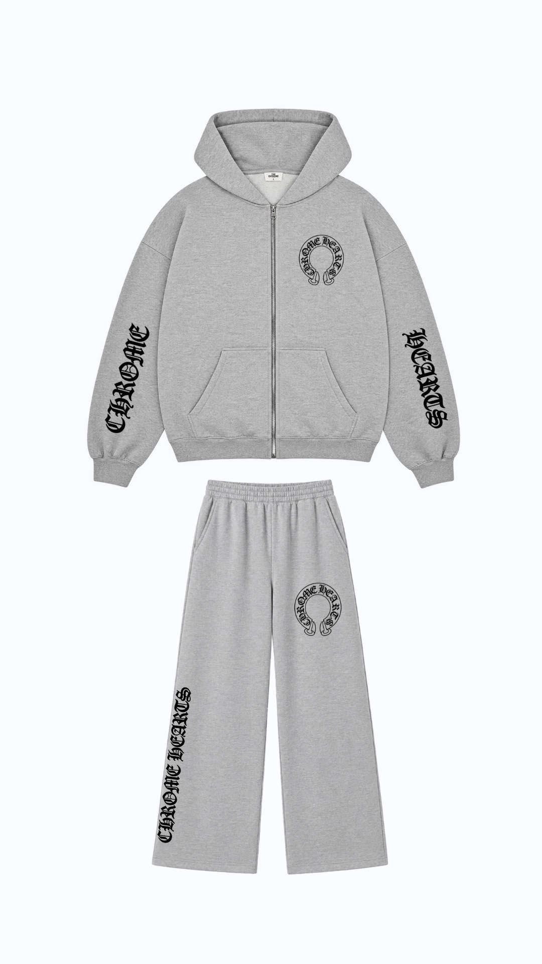 CHROME HEARTS tracksuit - Grey