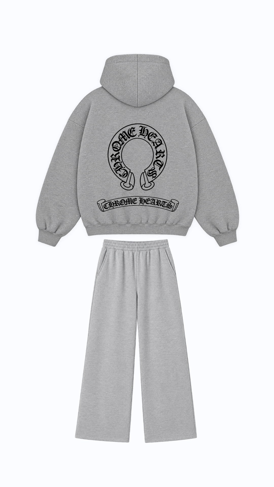 CHROME HEARTS tracksuit - Grey