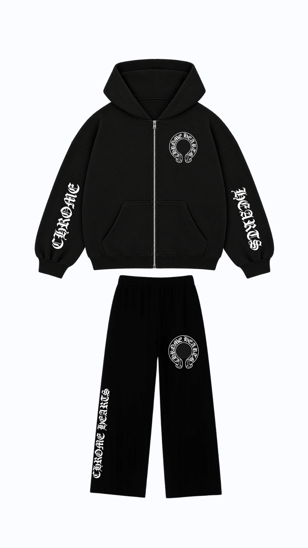 CHROME HEARTS tracksuit - Black