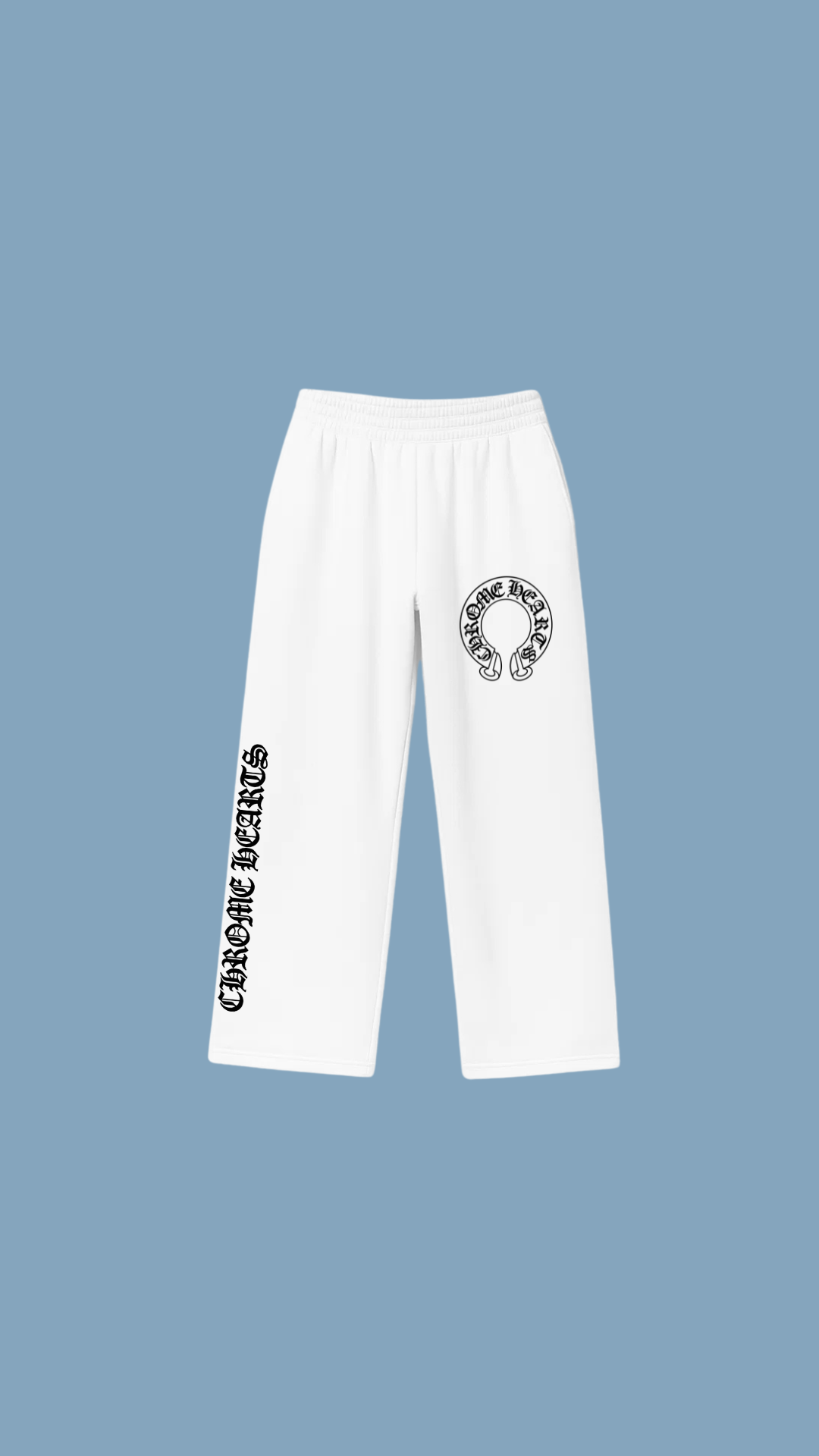 CHROME HEARTS joggers - White
