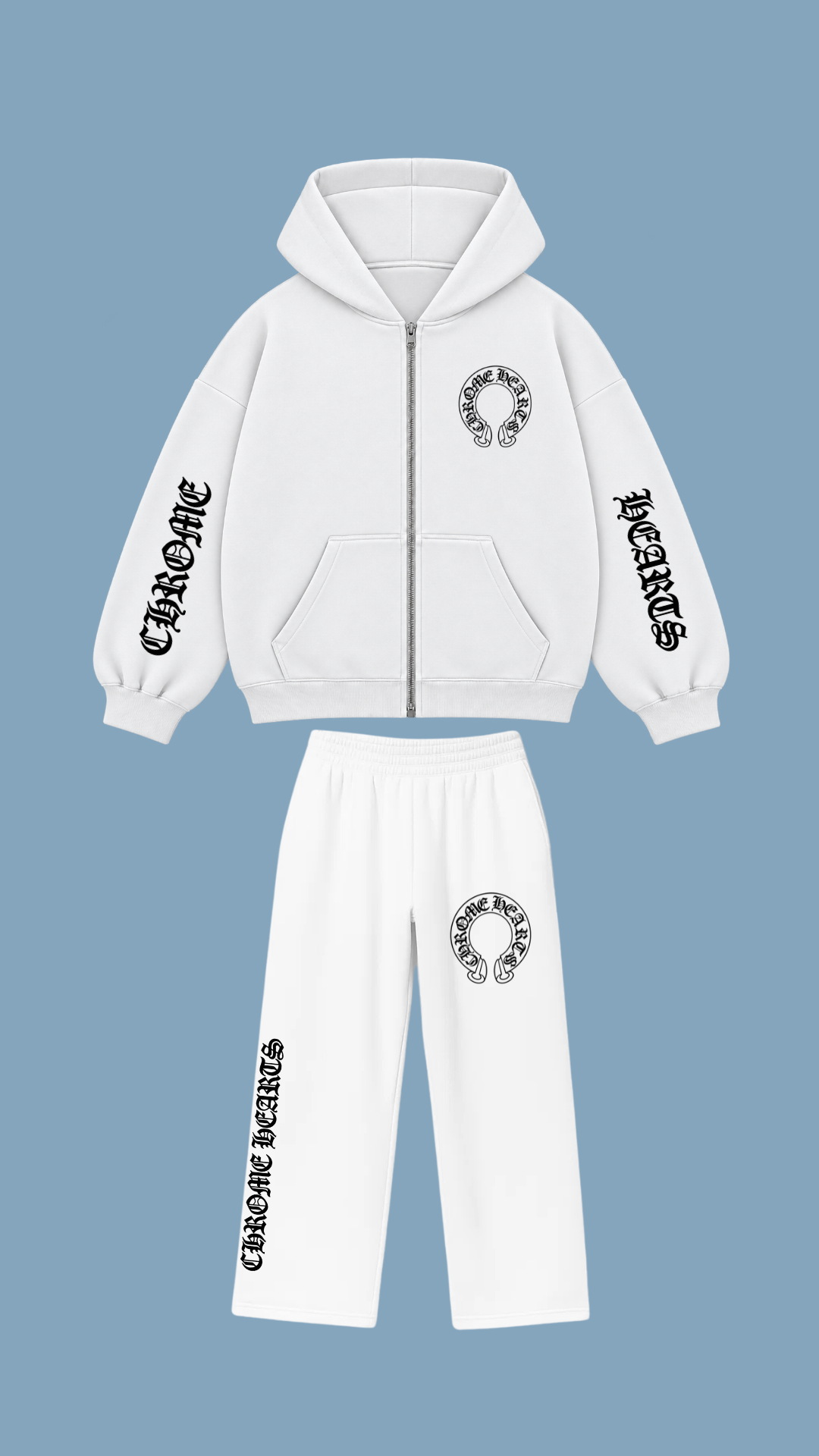 CHROME HEARTS tracksuit - White