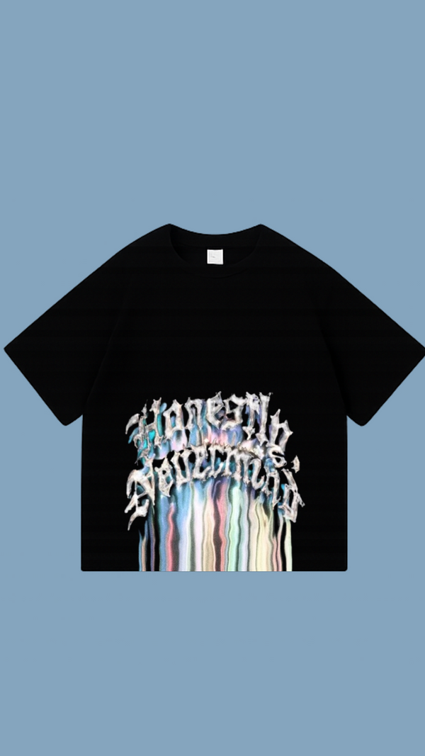 Honestly, nevermind oversized shirt - Black
