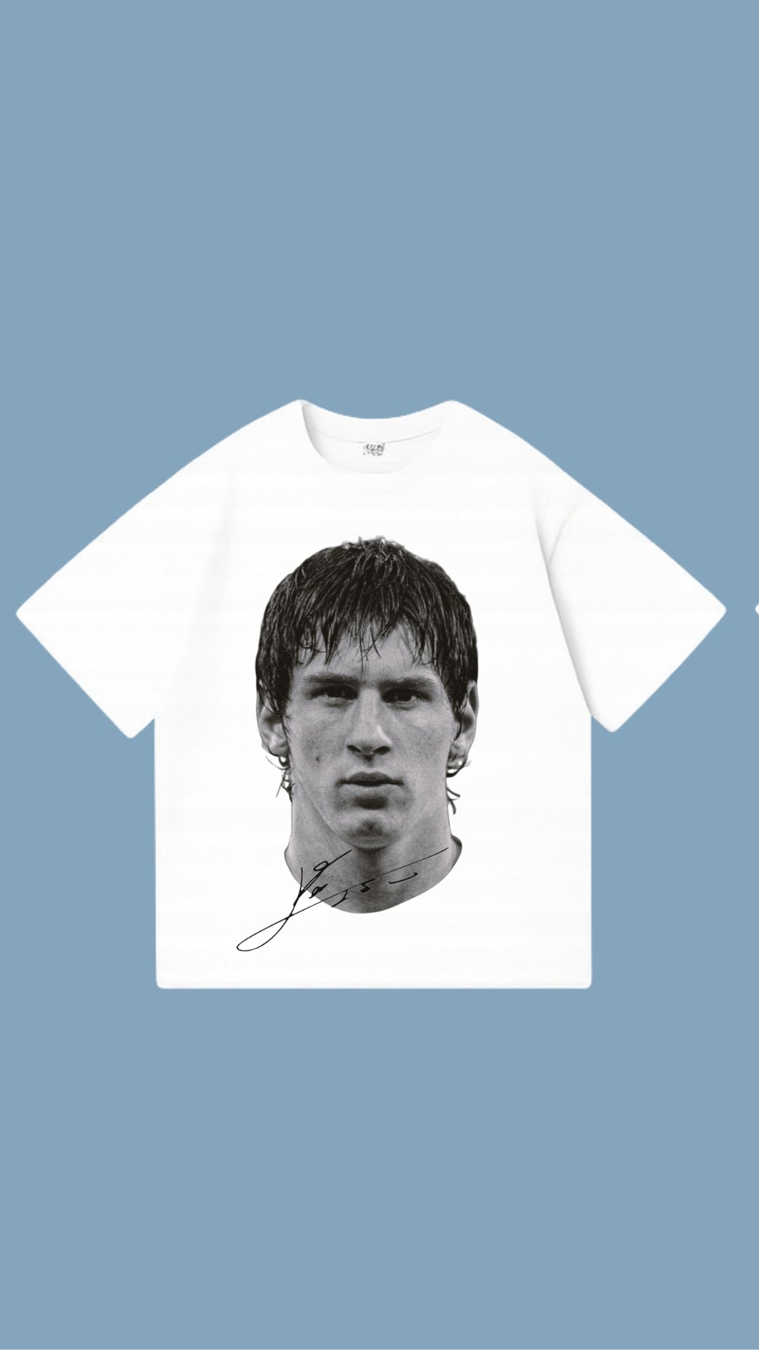MESSI oversized shirt - White