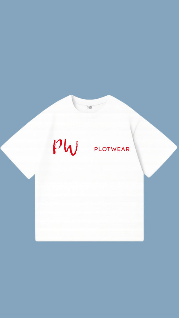ART oversized shirt - White