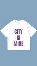 CITY IS MINE oversized shirt - White