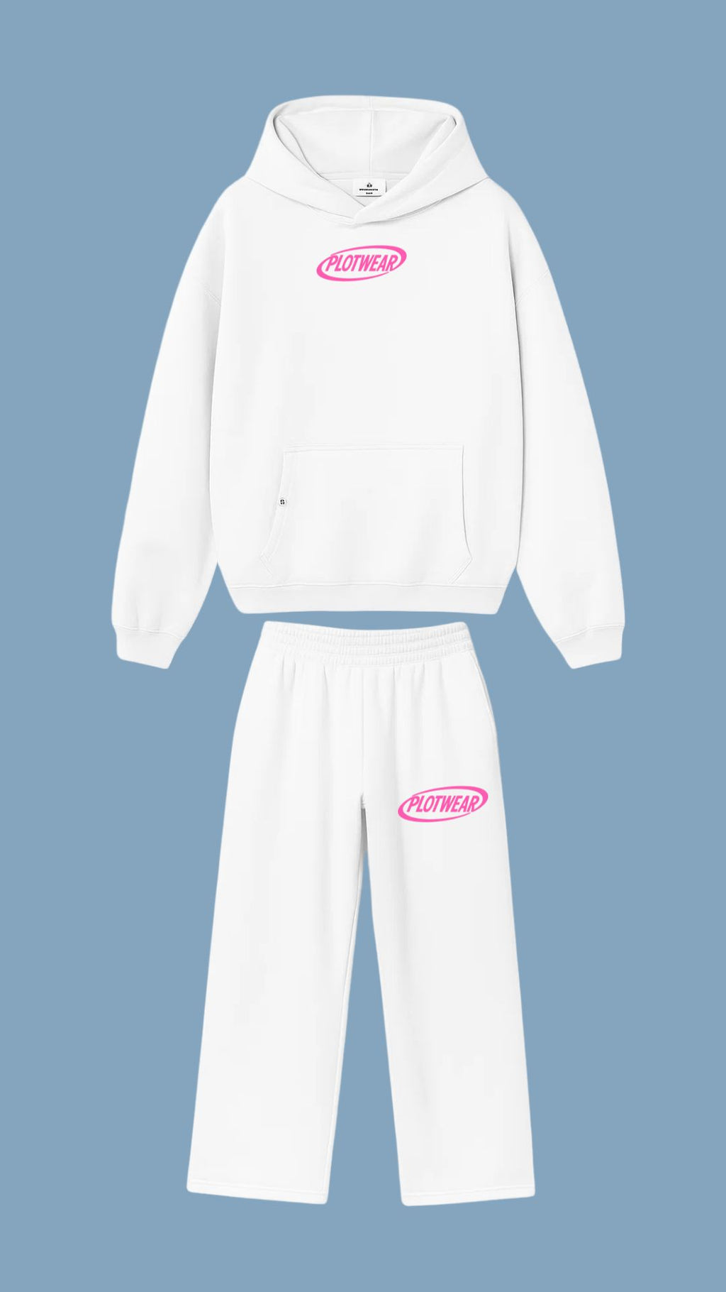 WINTER tracksuit - White & Pink