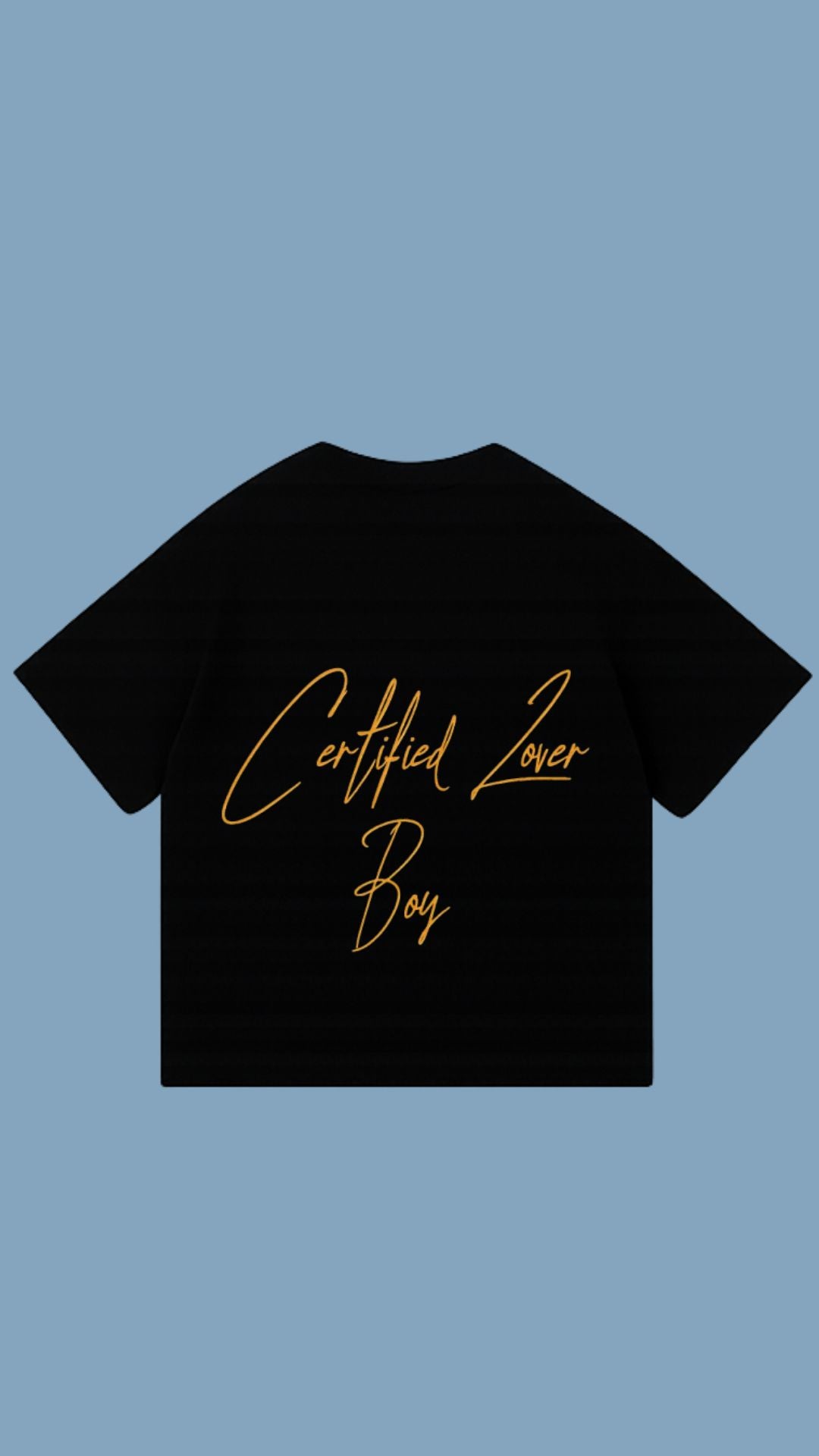 CERTIFIED LOVER BOY oversized shirt - Black