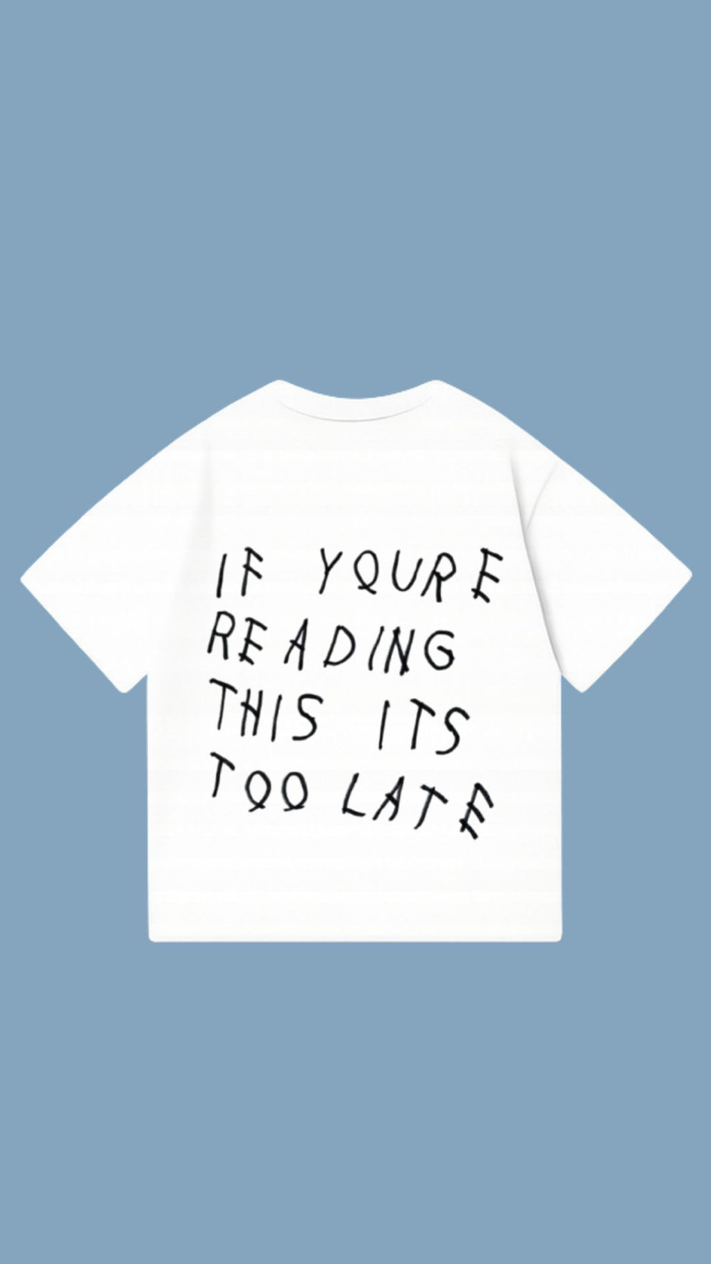 IYRTITL oversized shirt - White