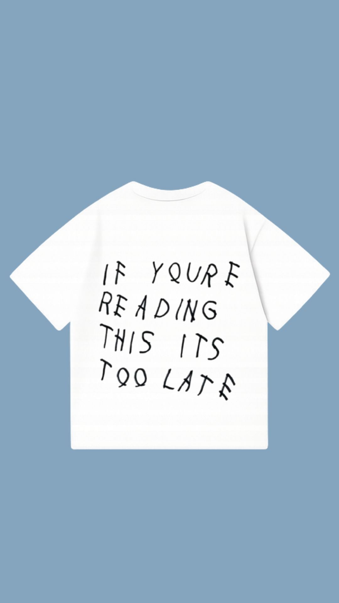 IYRTITL oversized shirt - White