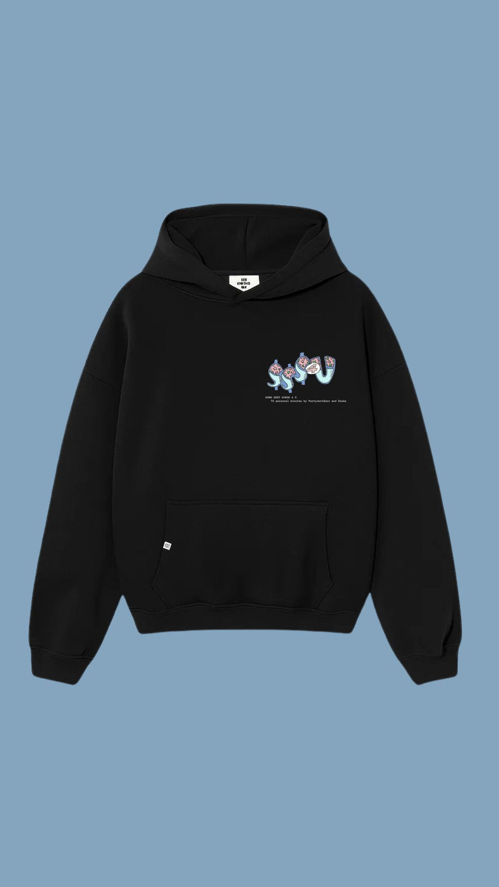 $$$4U hoodie - Black