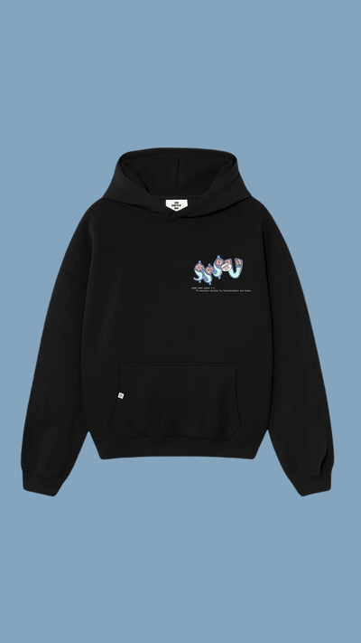 $$$4U hoodie - Black