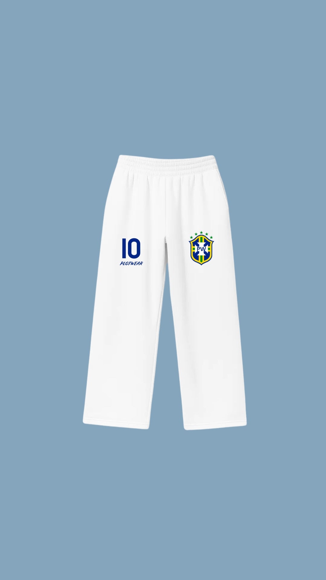 SELECEAO x PW joggers - White