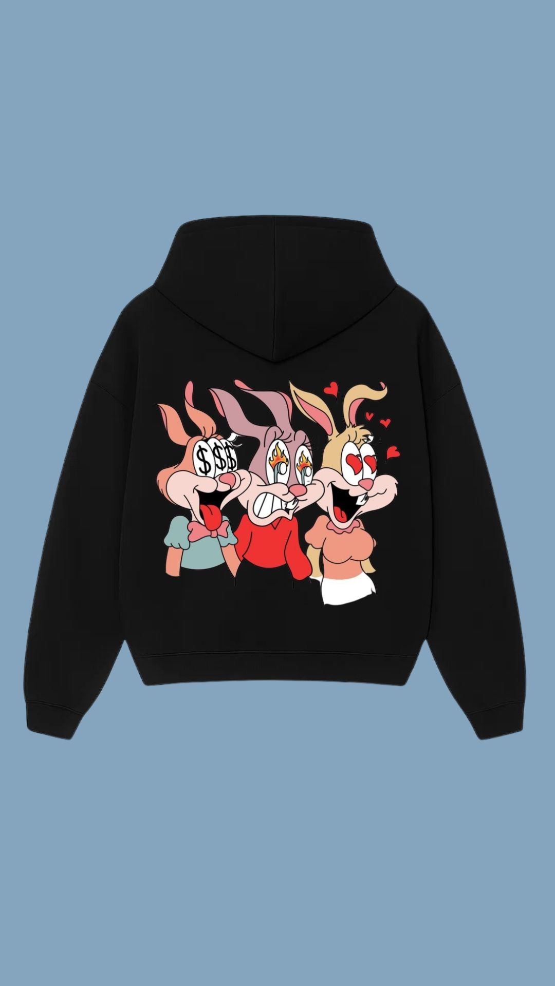 $$$4U hoodie - Black