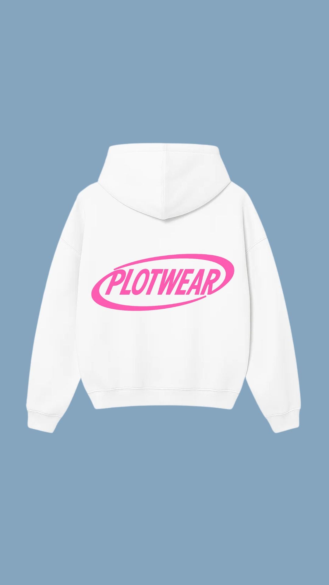 PLOTWEAR hoodie - White & Pink