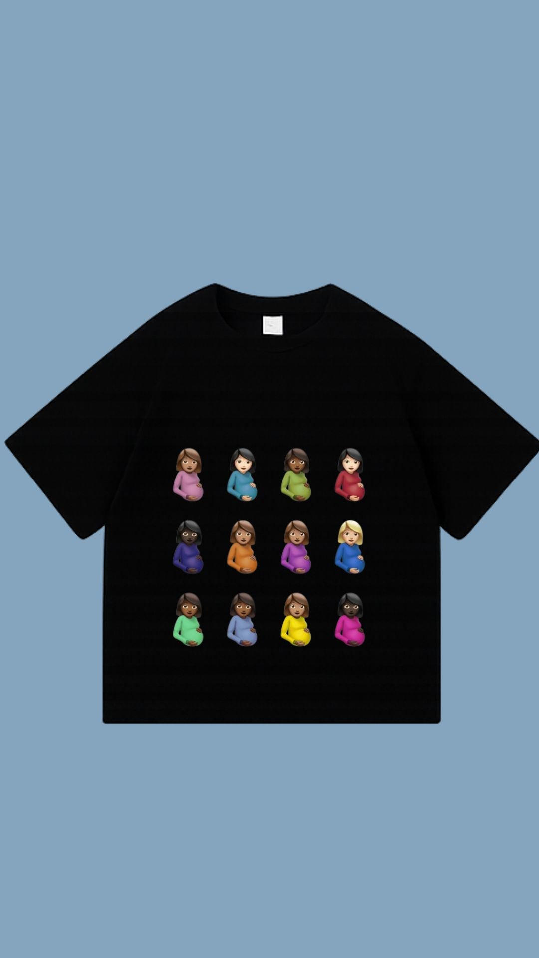 CLB ALBUM COVER oversized shirt - Black