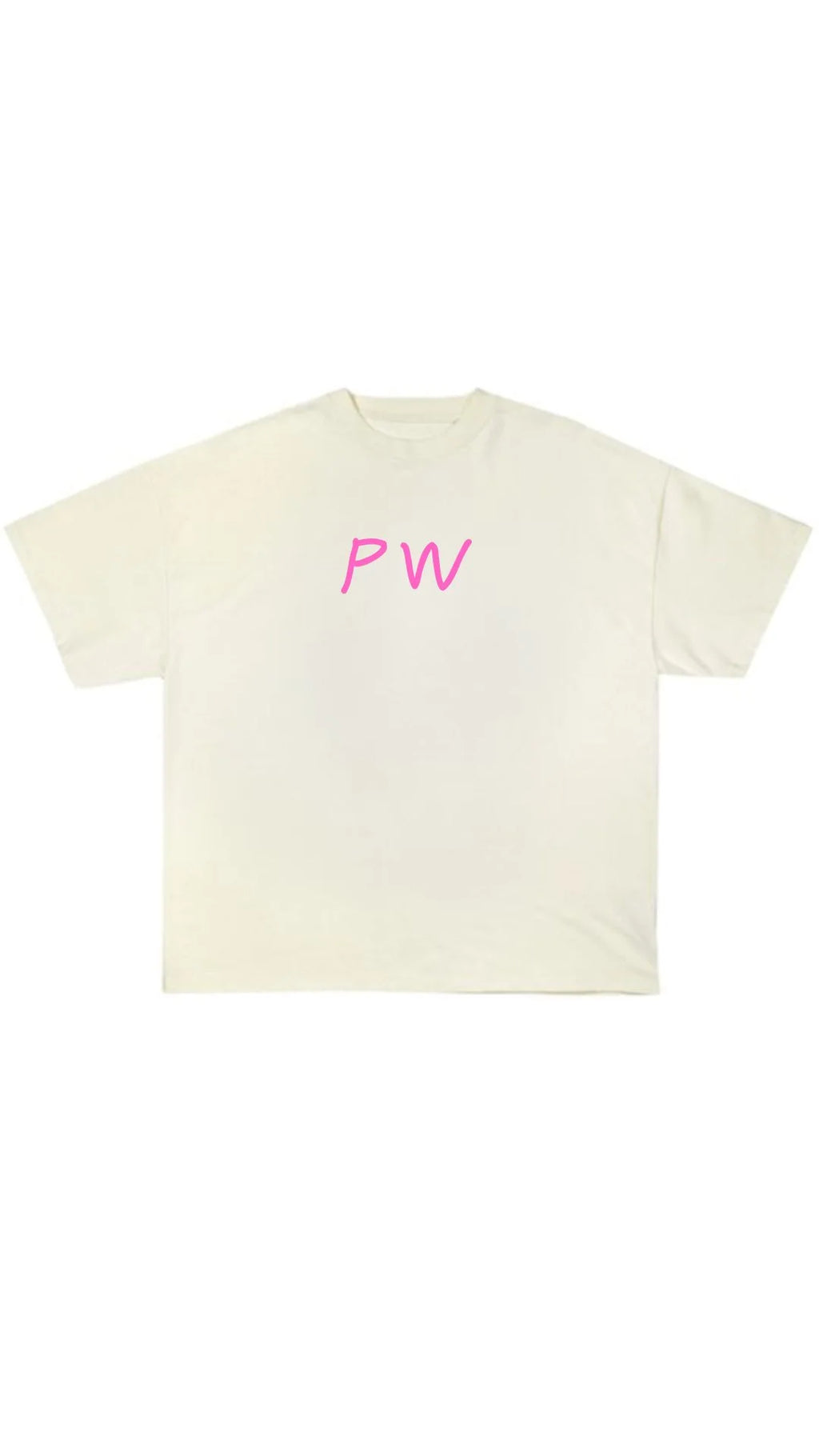 FINESHYT oversized shirt - White & Pink