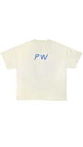 FINESHYT oversized shirt - White & Blue