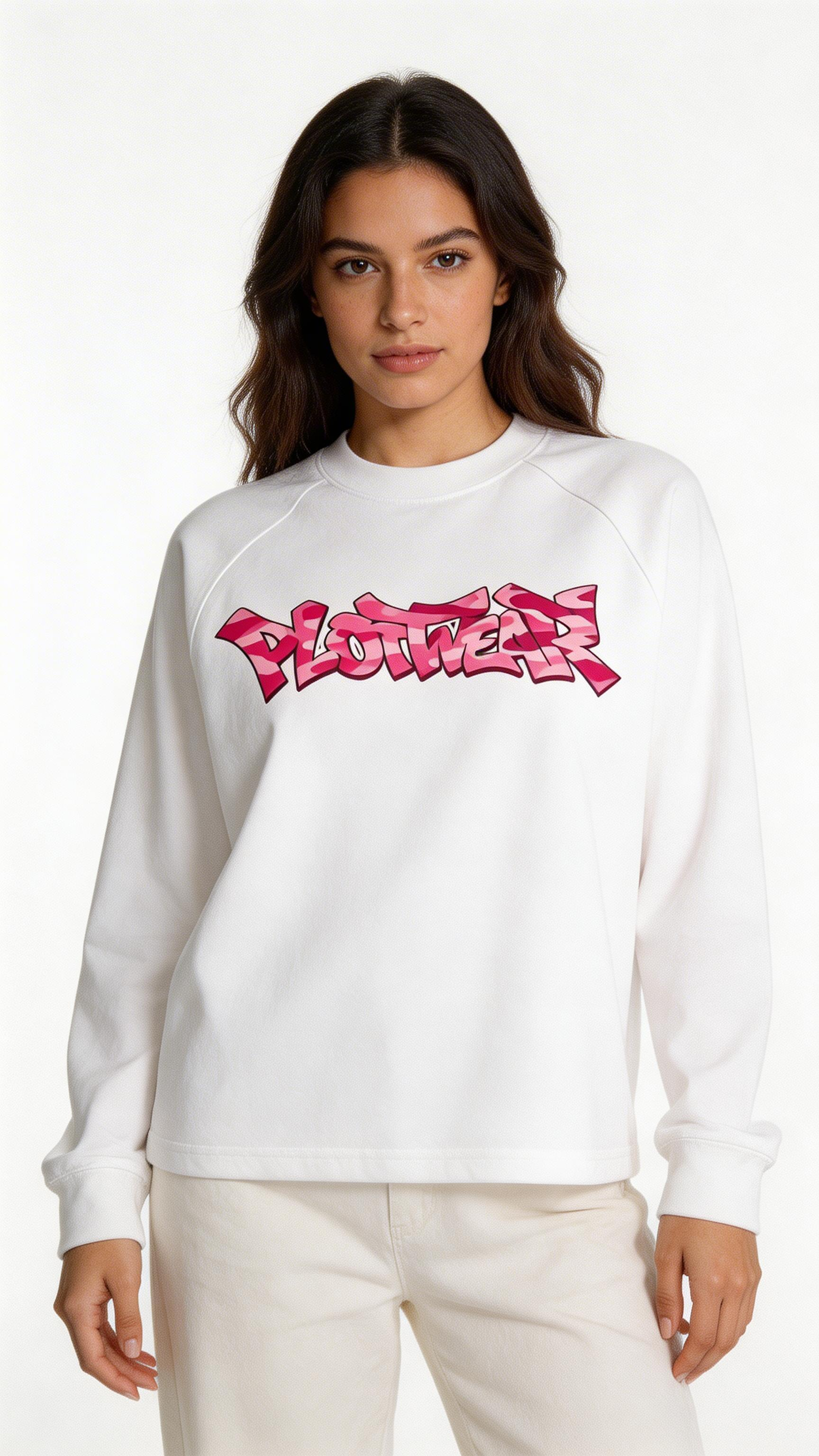 PLOTWEAR longsleeve shirt - White