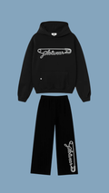 SILVER PIN WINTER tracksuit - Black